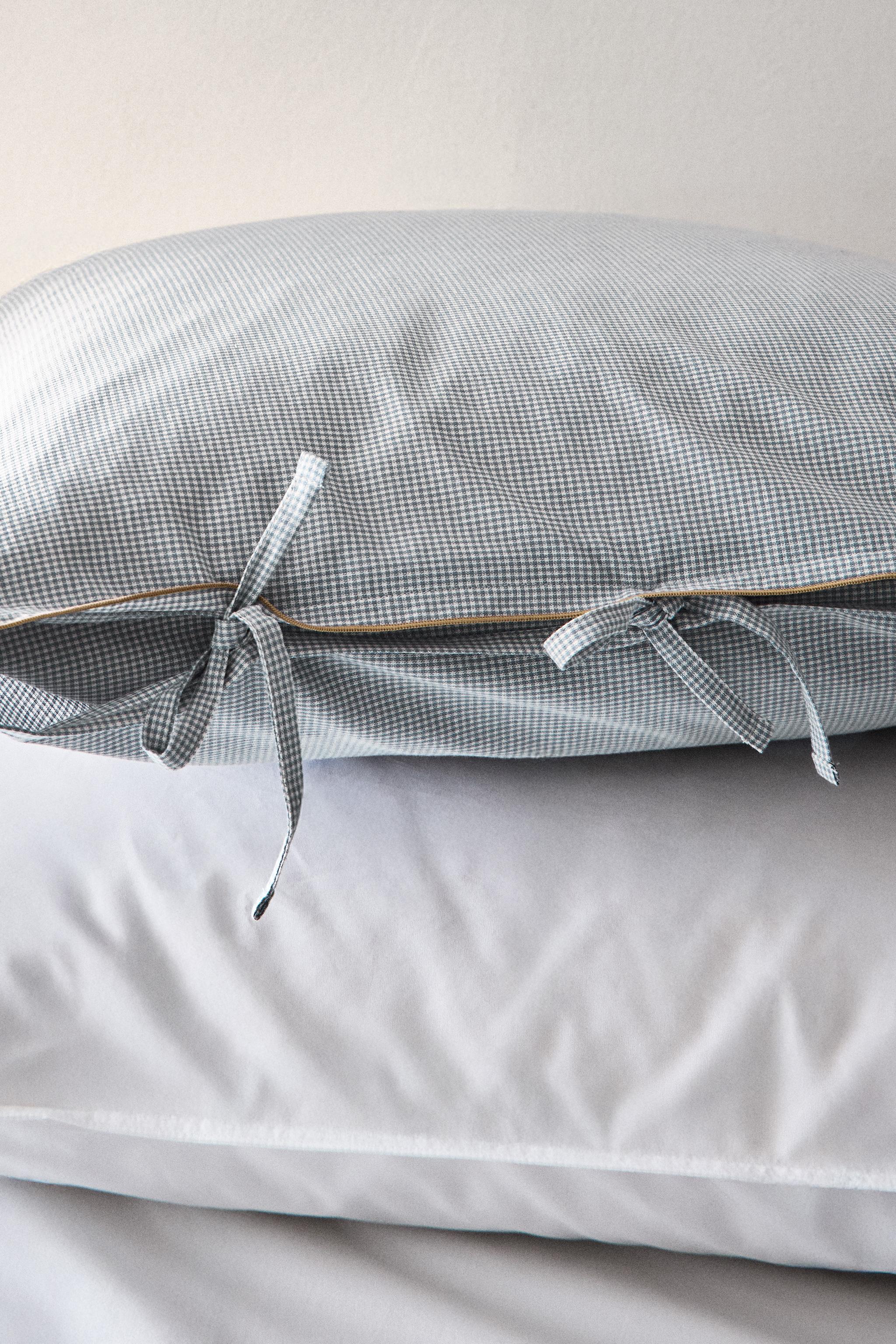 KATHARINE POLE MINI CHECK PILLOWCASE